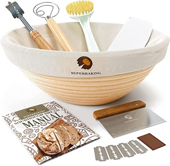 Ensemble de Paniers de Fermentation pour Pain (Rond) - Paniers de Ensemble de Paniers de Fermentation pour Pain (Rond) - Paniers de